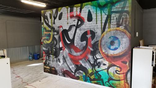 Mural Installations Las Vegas Graffiti garbage collection company 2023