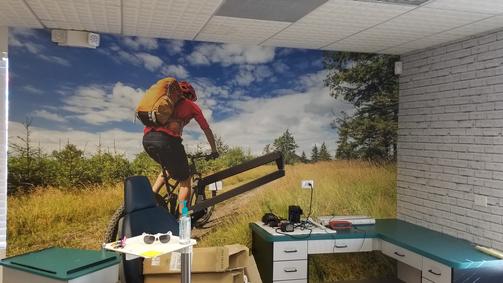 Dentist Office Mountain Bike Mural Las Vegas  